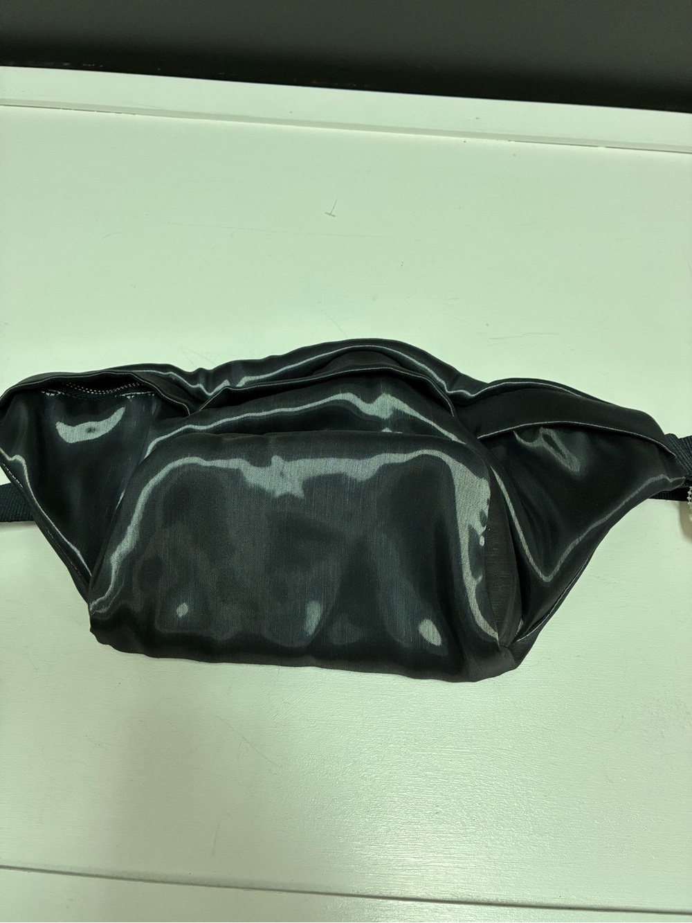 COS Black Shimmery Belt Bag